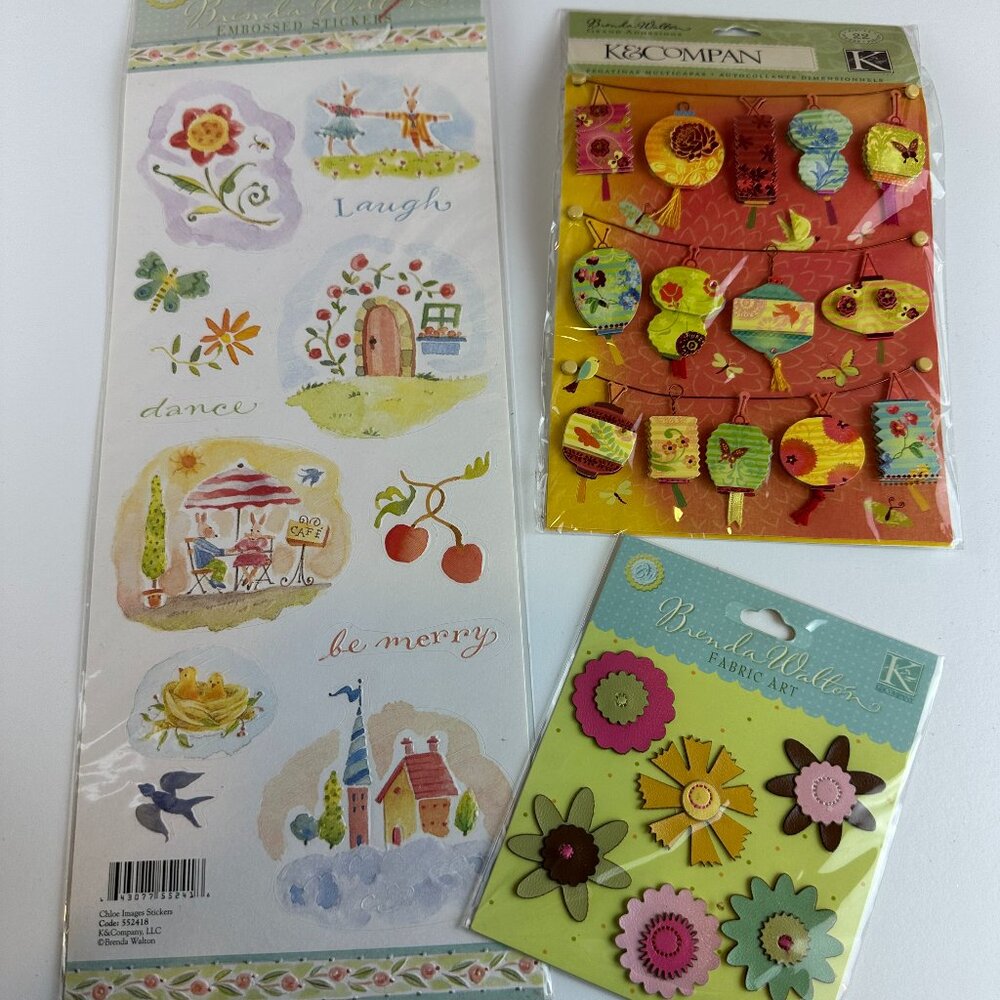 *NEW* K & Company Brenda Walton Stickers-3 packages